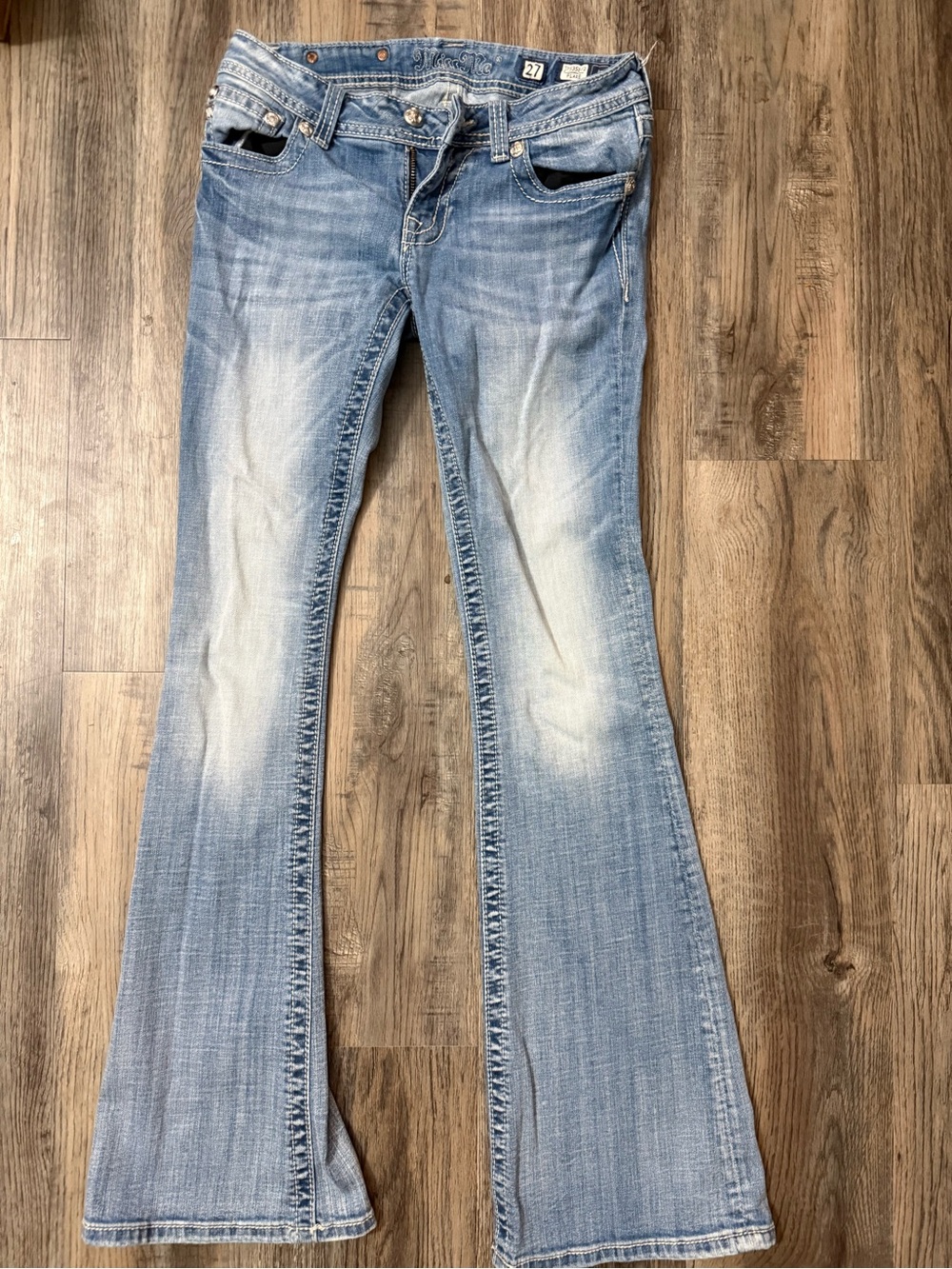 Miss Me Light Blue Flare Jeans